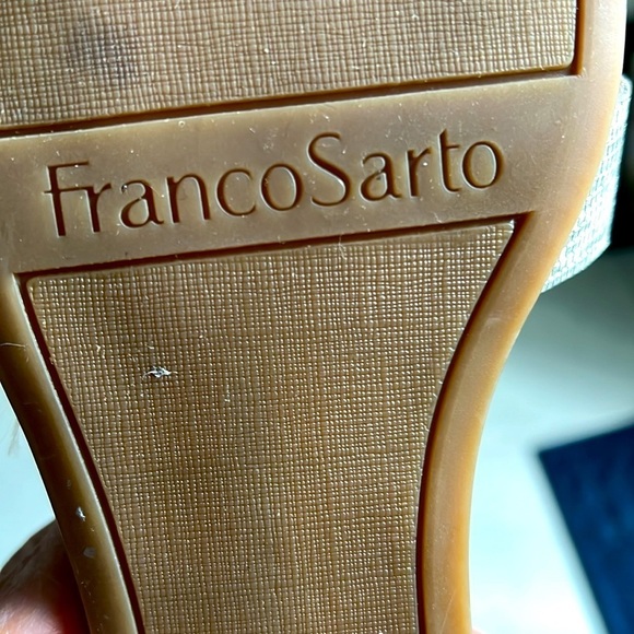 Franco Sarto Women A-GINELLE snake leather slippers size 8.5 - Picture 8 of 8